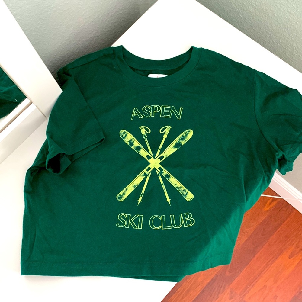 Crop ski shirt